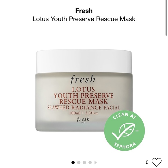 Sephora Other - BNIB FRESH YOUTH PRESERVING LOTUS TREATMENT MASK